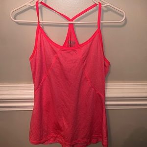 Neon Pink Athletic Tank Top